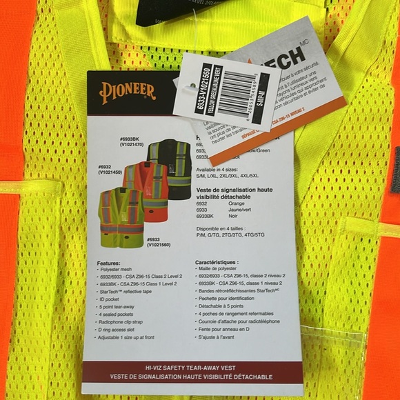 NWT Pioneer Safety Vest - Picture 2 of 6